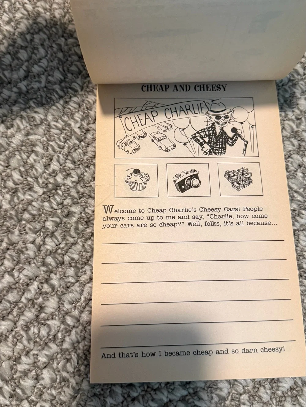 Tale End Kids Activity Book - Pink/Orange Travel game booklet